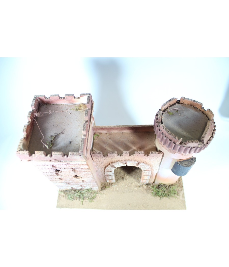 CASTILLO 2 TORRES PEQUEÑO 20*11*15