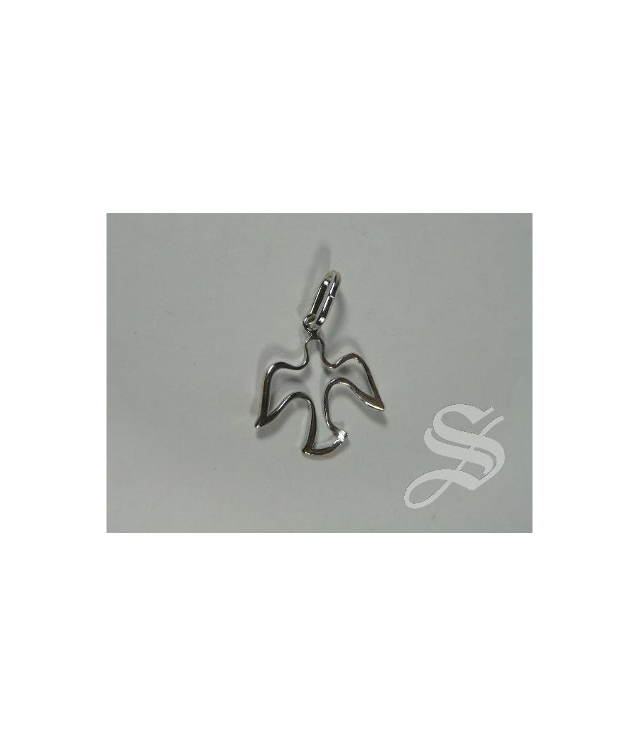 PALOMA SILUETA COLGANTE PLATA 925