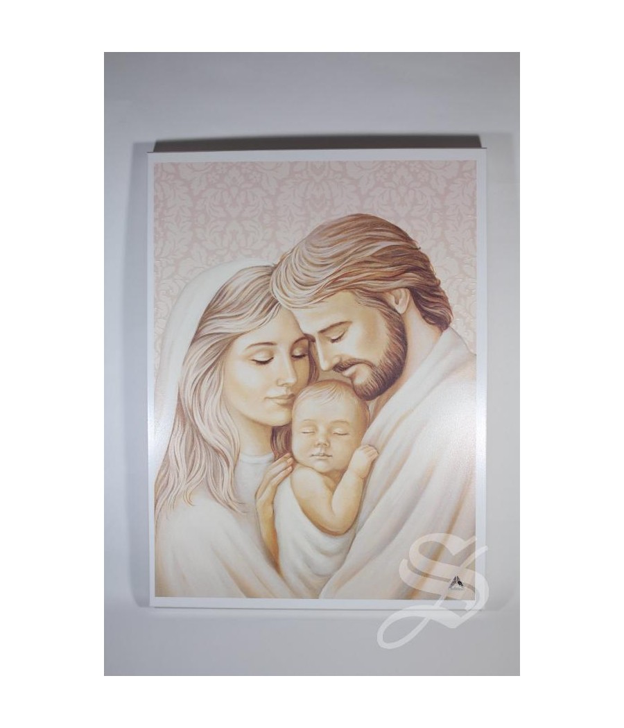 CUADRO EN MADERA 30 X 40 SAGRADA FAMILIA