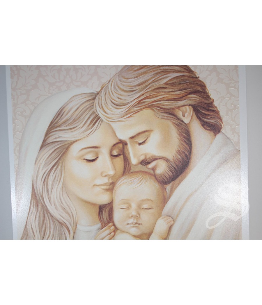 CUADRO EN MADERA 30 X 40 SAGRADA FAMILIA