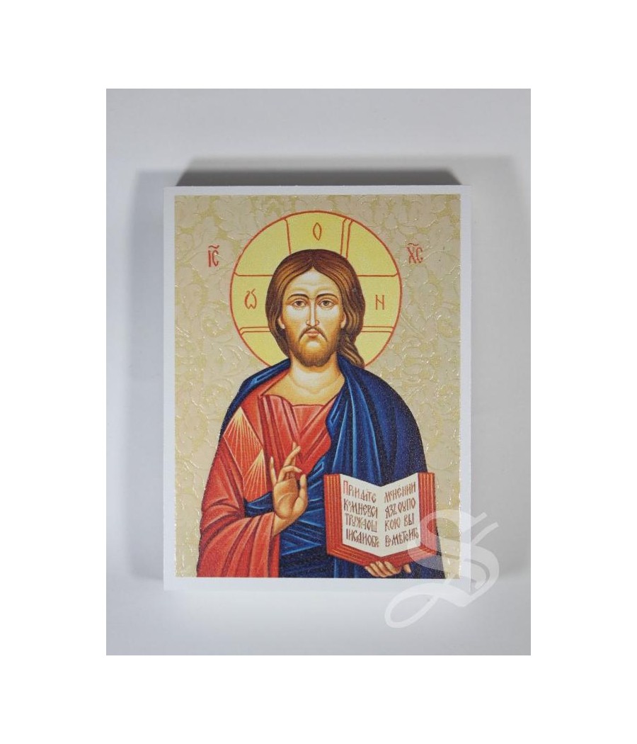CUADRO EN MADERA 9 X12 CM. PANTOCRATOR
