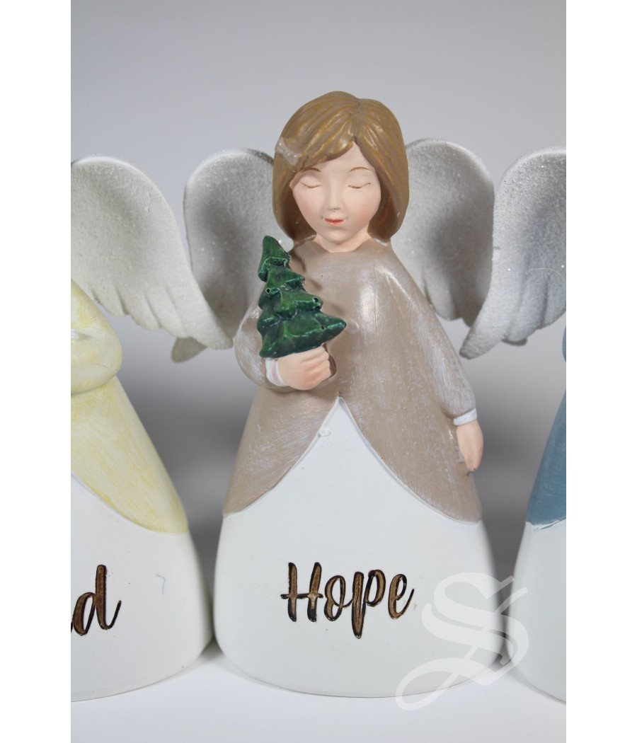 ANGEL NAVIDAD CON TEXTO 10 CM.