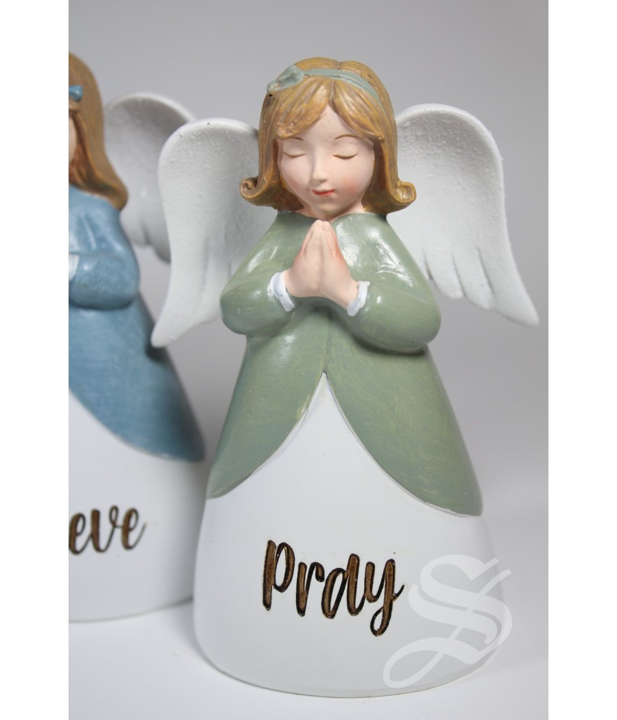 ANGEL NAVIDAD CON TEXTO 10 CM.