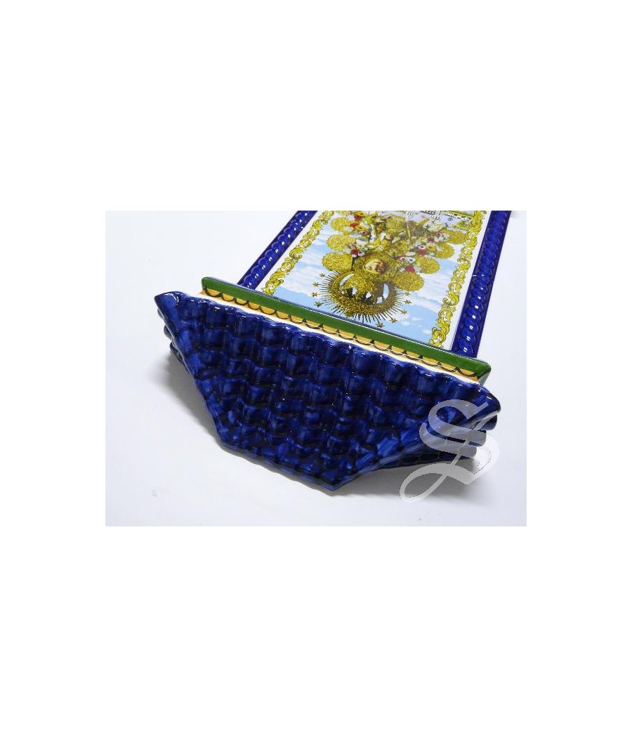 TEJADO TODO AZUL PARA  AZULEJO 20 * 30 CM CON CENEFA  Ó AZULEJO 25 * 40 CON TRENZA AZUL