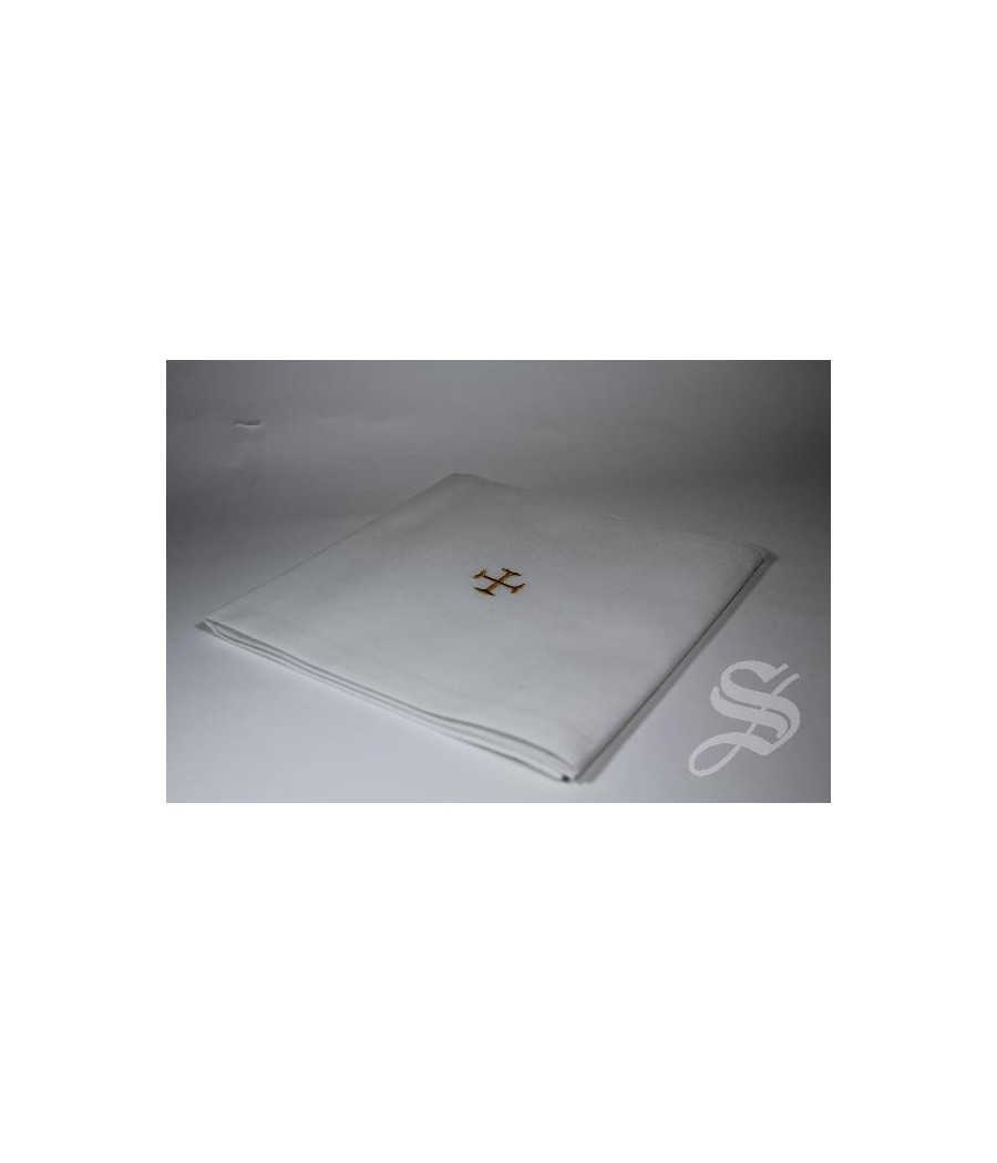 CORPORAL DE ALTAR LINO SENCILLO CRUZ BORDADA ECONOMICO