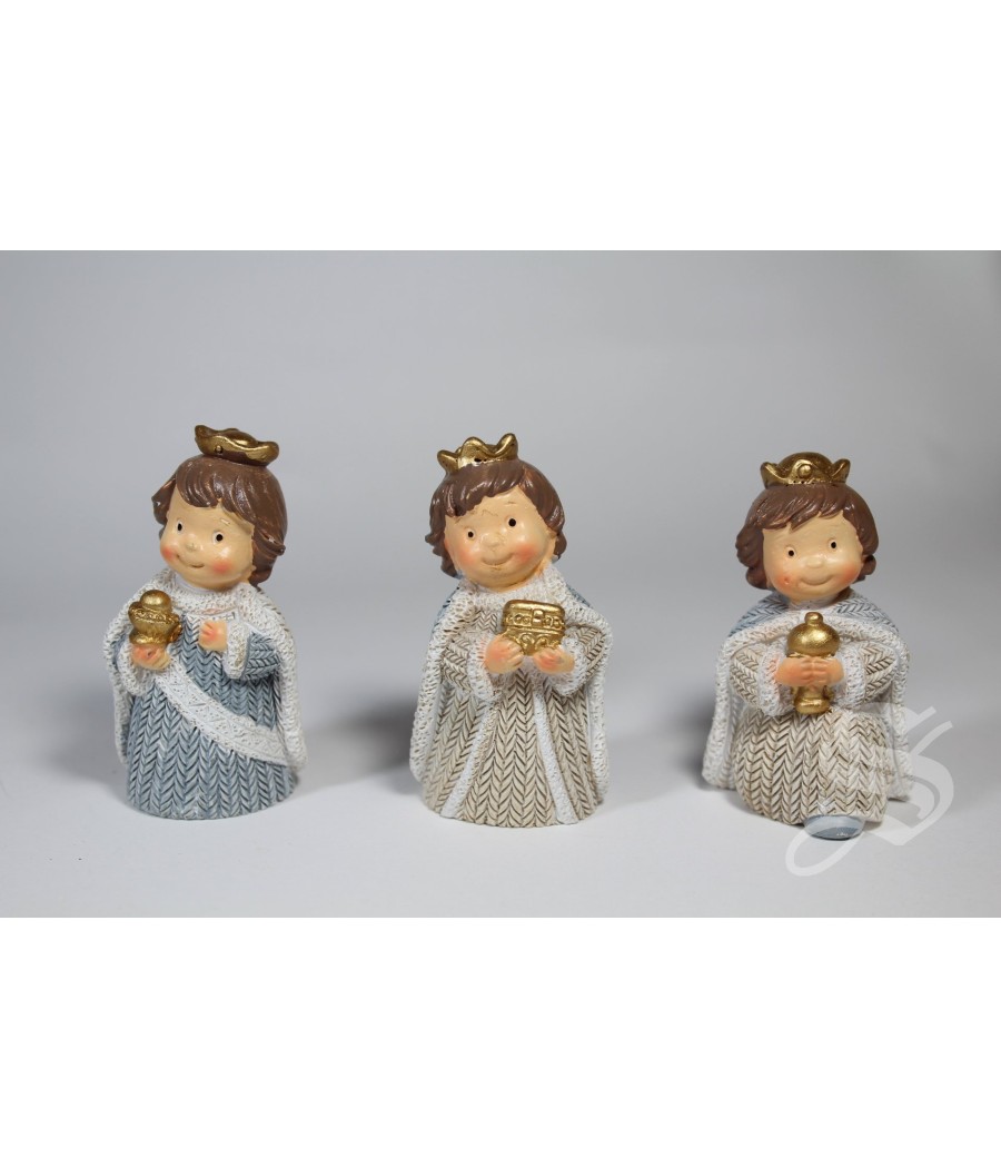 NACIMIENTO 10 PIEZAS 5,9 CM. TONOS AZULES