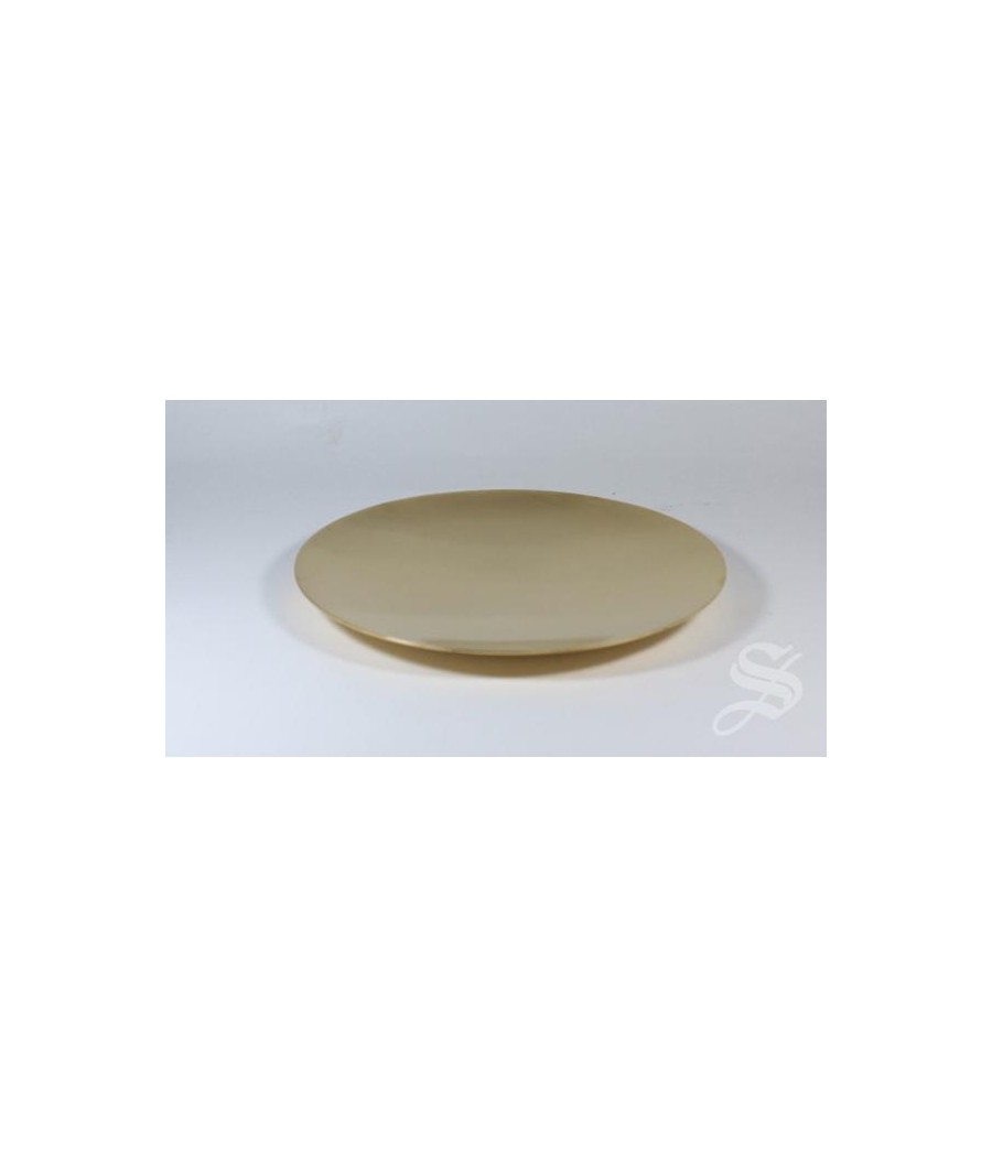 PATENA CHAPADA EN ORO Ø 14 CM.