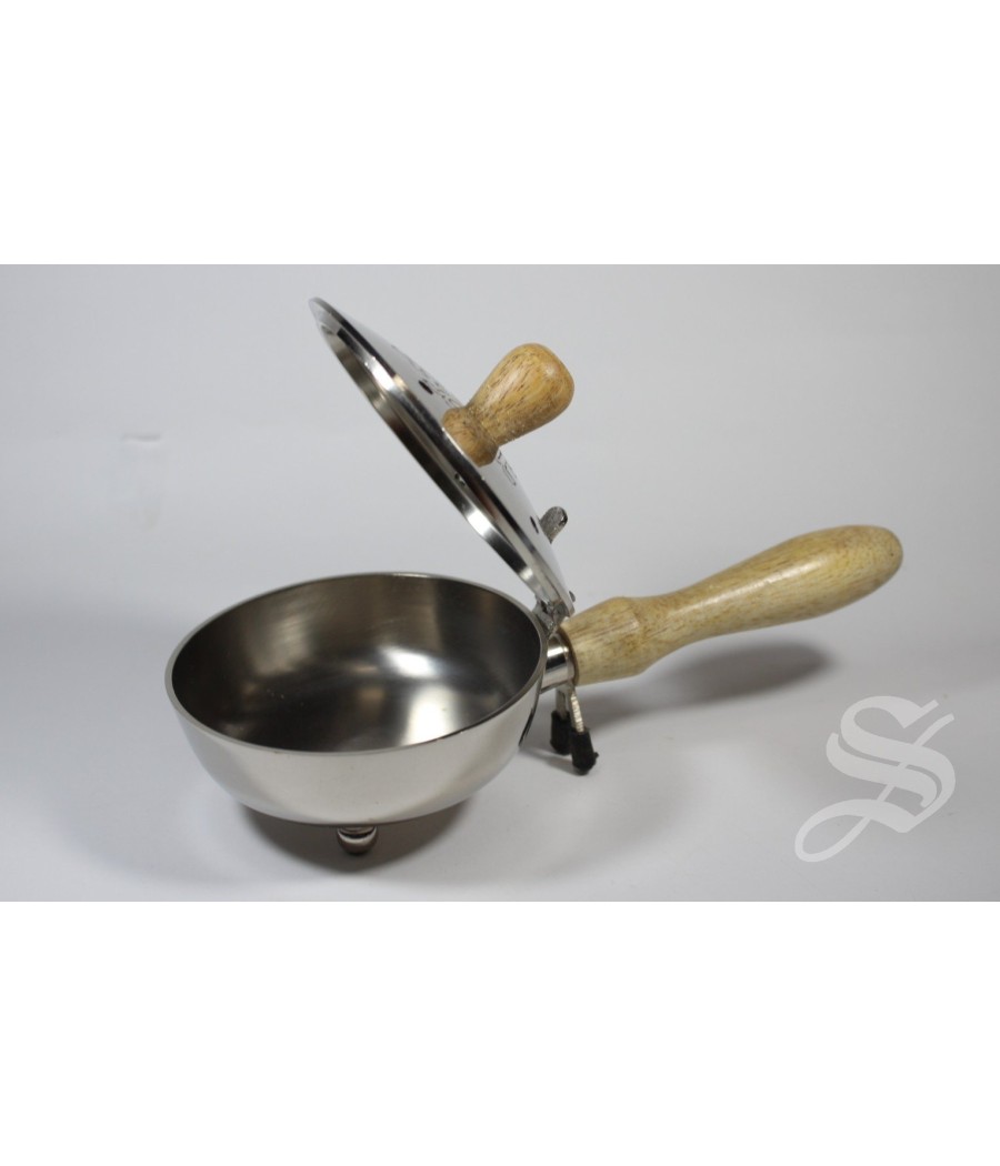 SARTEN PARA INCIENSO NIQUELADO 20 CM. ALTO