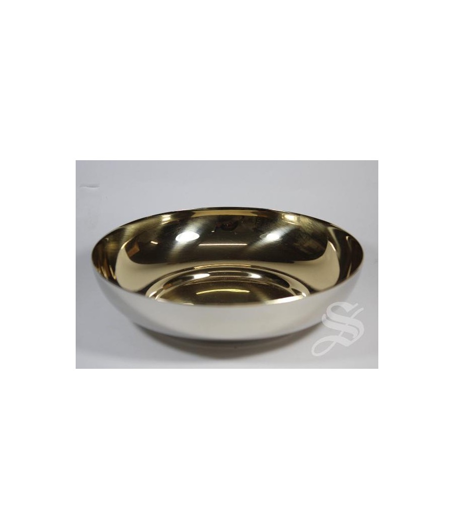 COPON NIQUELADO INTERIOR DORADO Ø 15 CM.