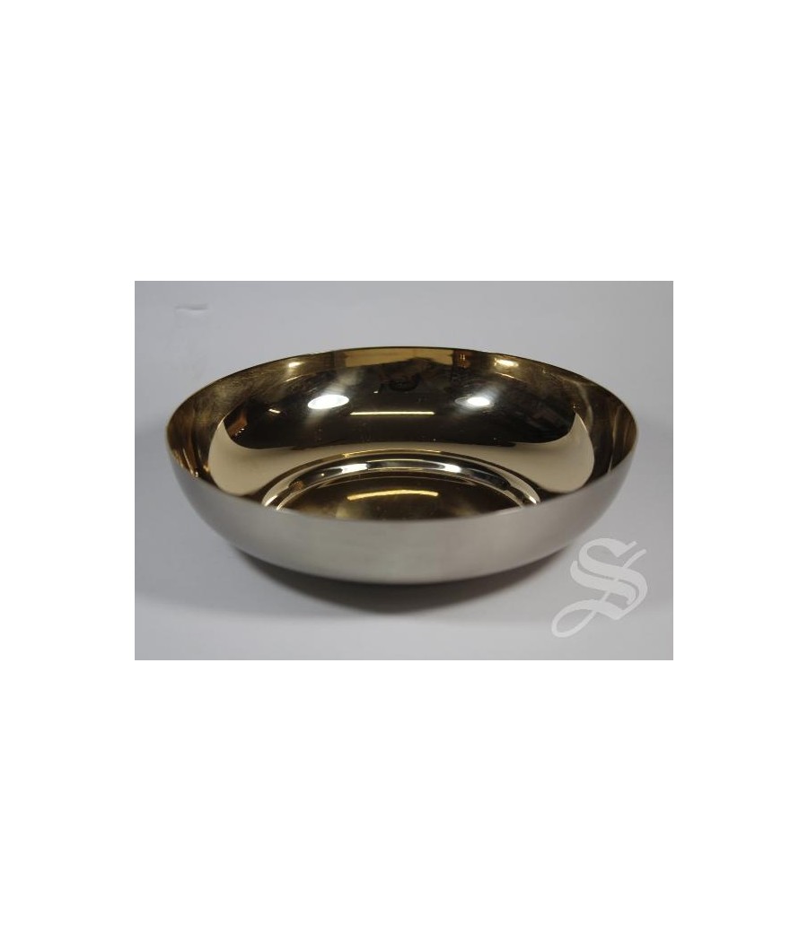 COPON NIQUELADO INTERIOR DORADO Ø 15 CM.