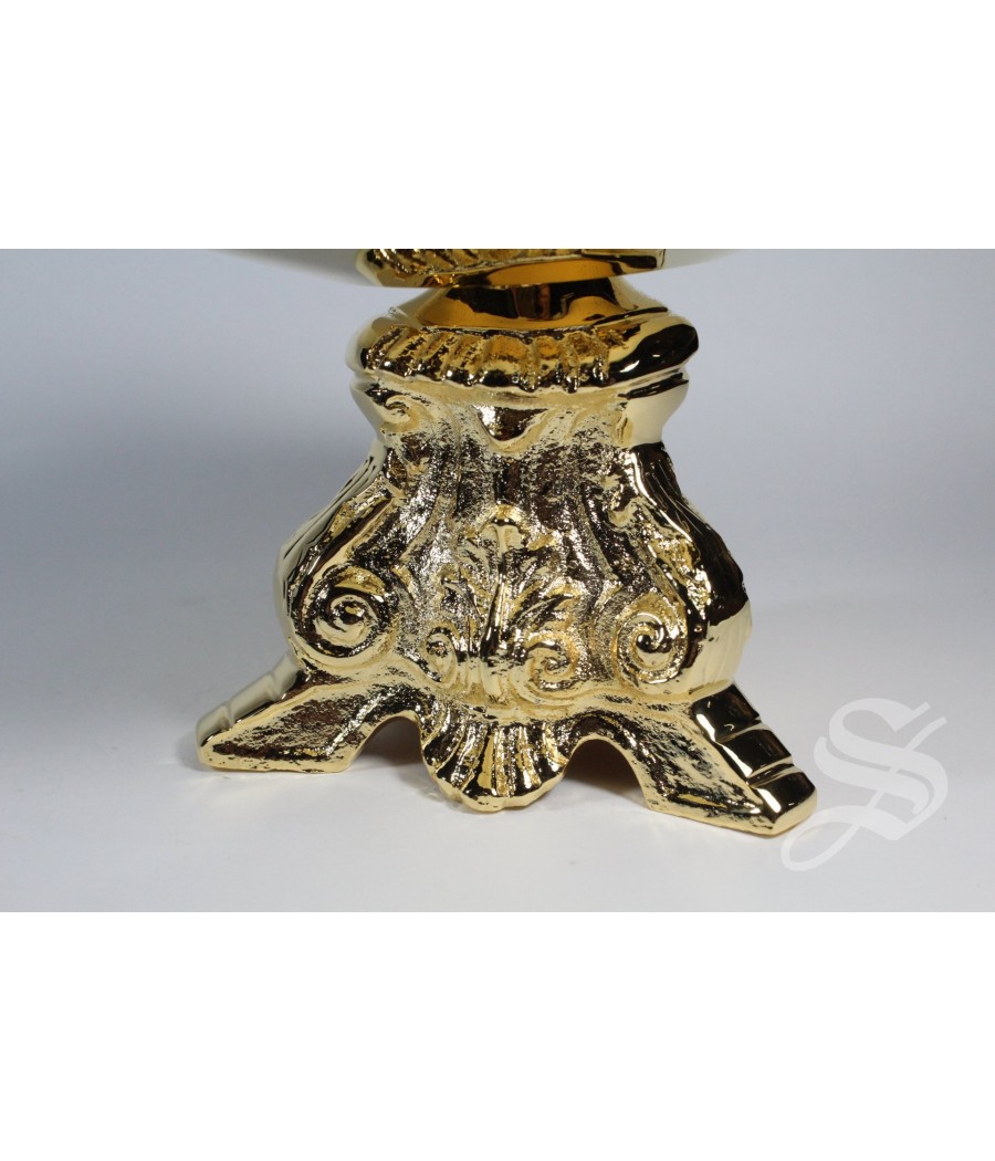 CANDELERO BARROCO Ø 12 CM. 9 CM. DE ALTO PARA VELA DE 5 CM.