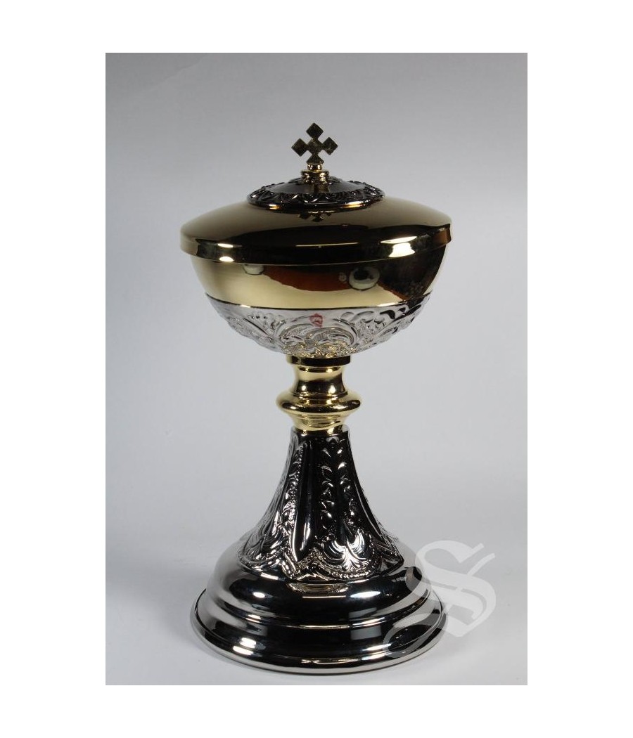 COPON SAN FERNANDO LATON NIQUELADO Ø 12 CM,  ALTURA 23,5 CM.