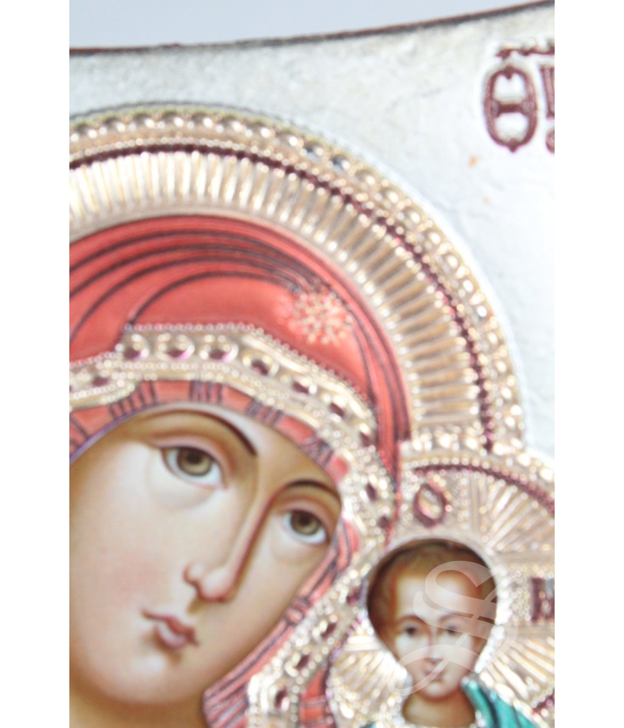 ICONO GRIEGO 8*9,9 CM VIRGEN CON NIÑO
