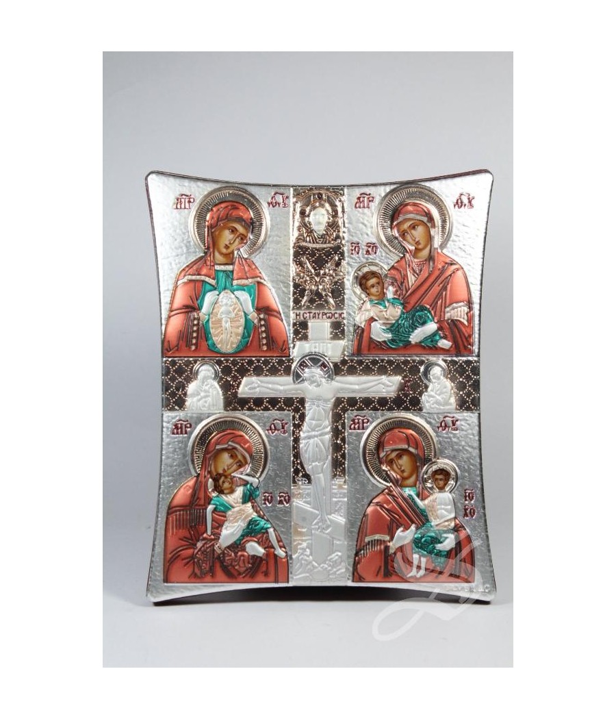 ICONO GRIEGO 11,8*14,6 CM VIRGEN CON NIÑO