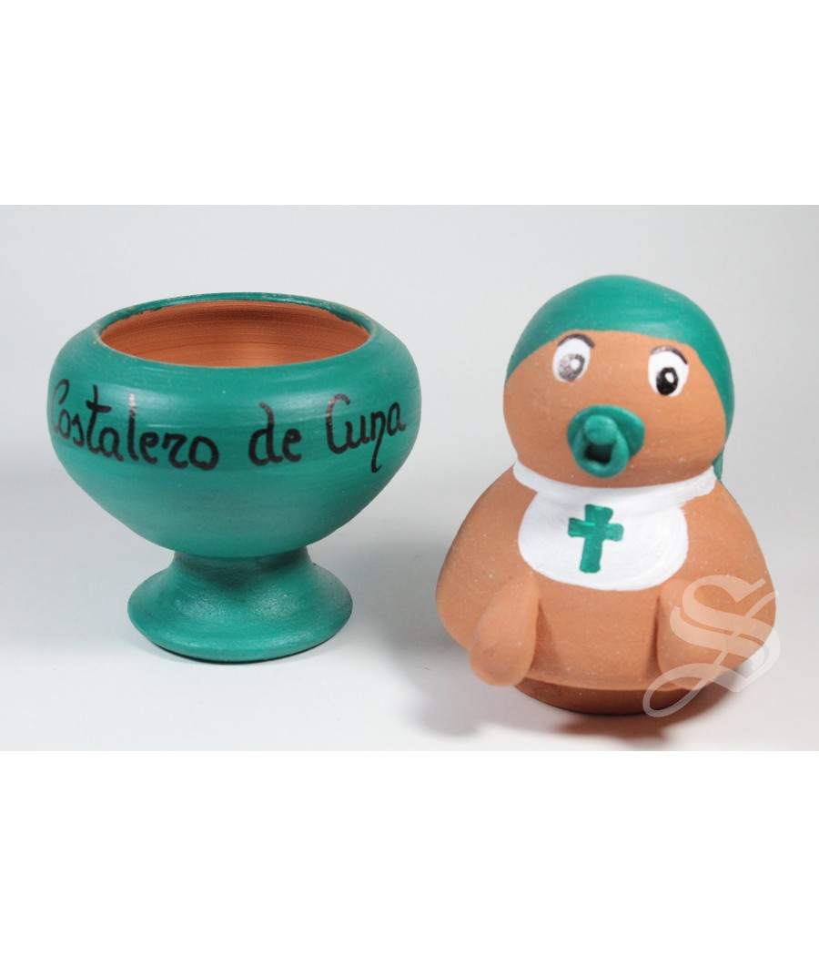 INCENSARIO VERDE BEBE COSTALERO DE CUNA