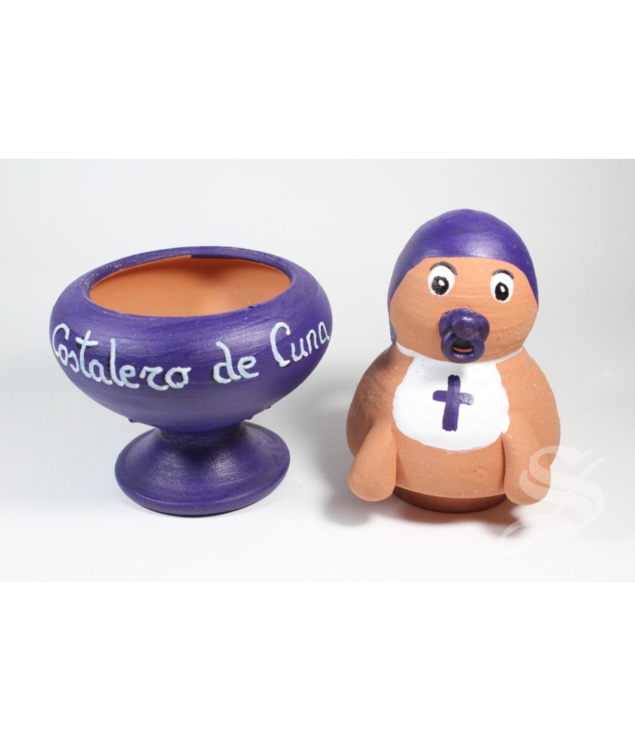 INCENSARIO MORADO BEBE COSTALERO DE CUNA