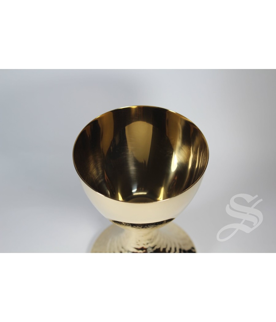 CALIZ CON PATENA DORADO 19,5 CM. DE ALTO