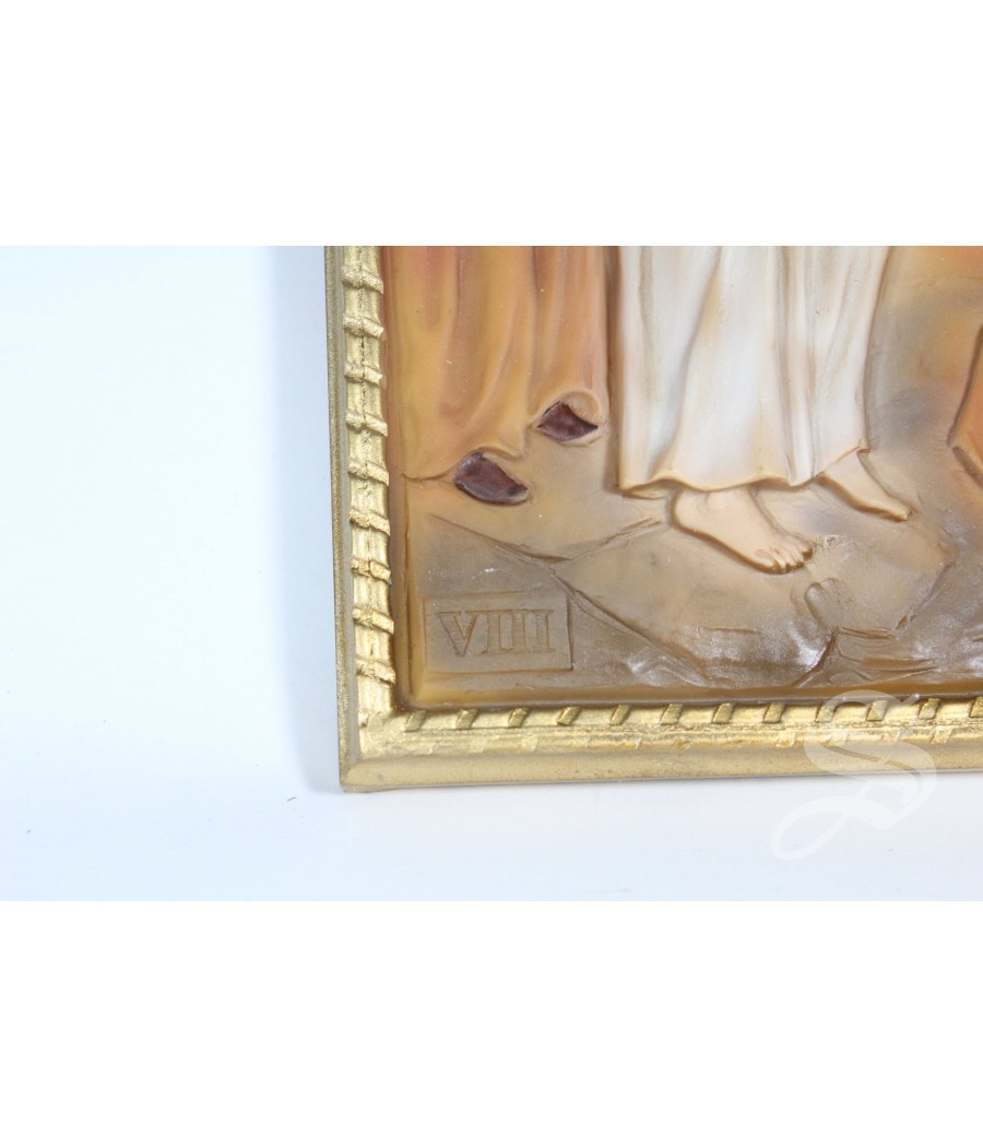 TABLAS VIA CRUCIS 16,5*11,5 CM. RESINA