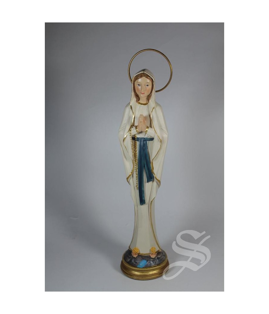 VIRGEN DE LOURDES 25 CM