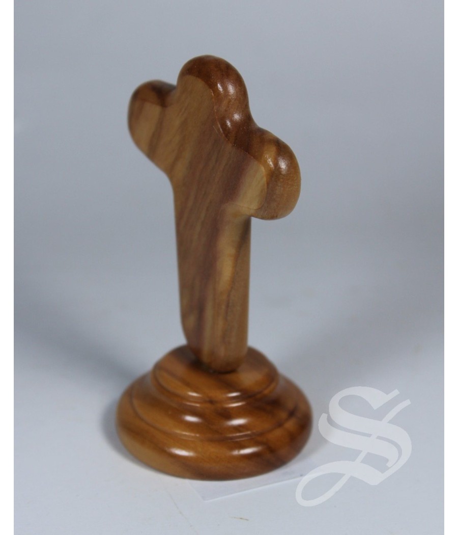 CRUZ DE LA UNIDAD 6,5 X 4,3 CM. MADERA OLIVO Y METAL