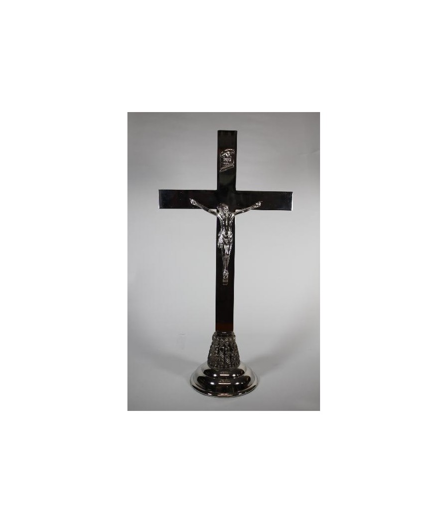 CRUZ DE ALTAR NIQUELADA 46 CM.