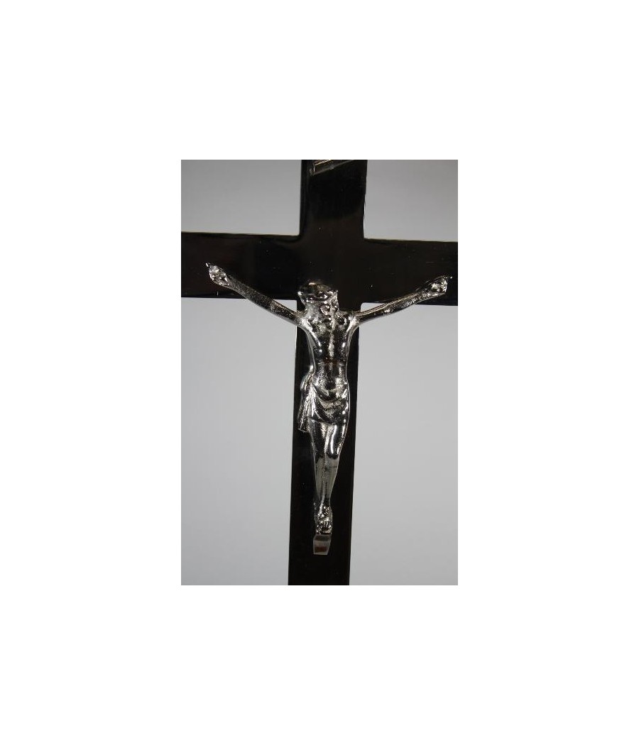CRUZ DE ALTAR NIQUELADA 46 CM.