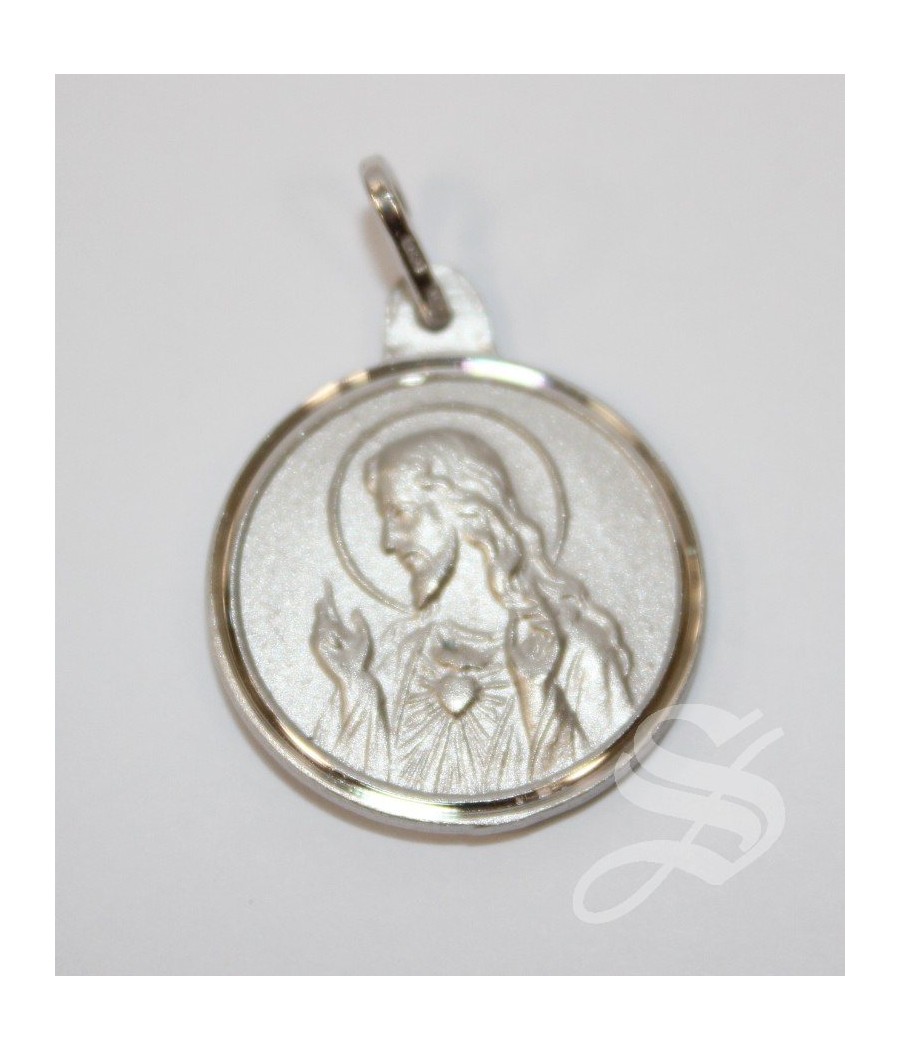 MEDALLA PLATA VIRGEN DEL PRADOO 20 MM. ESCAPULARIO