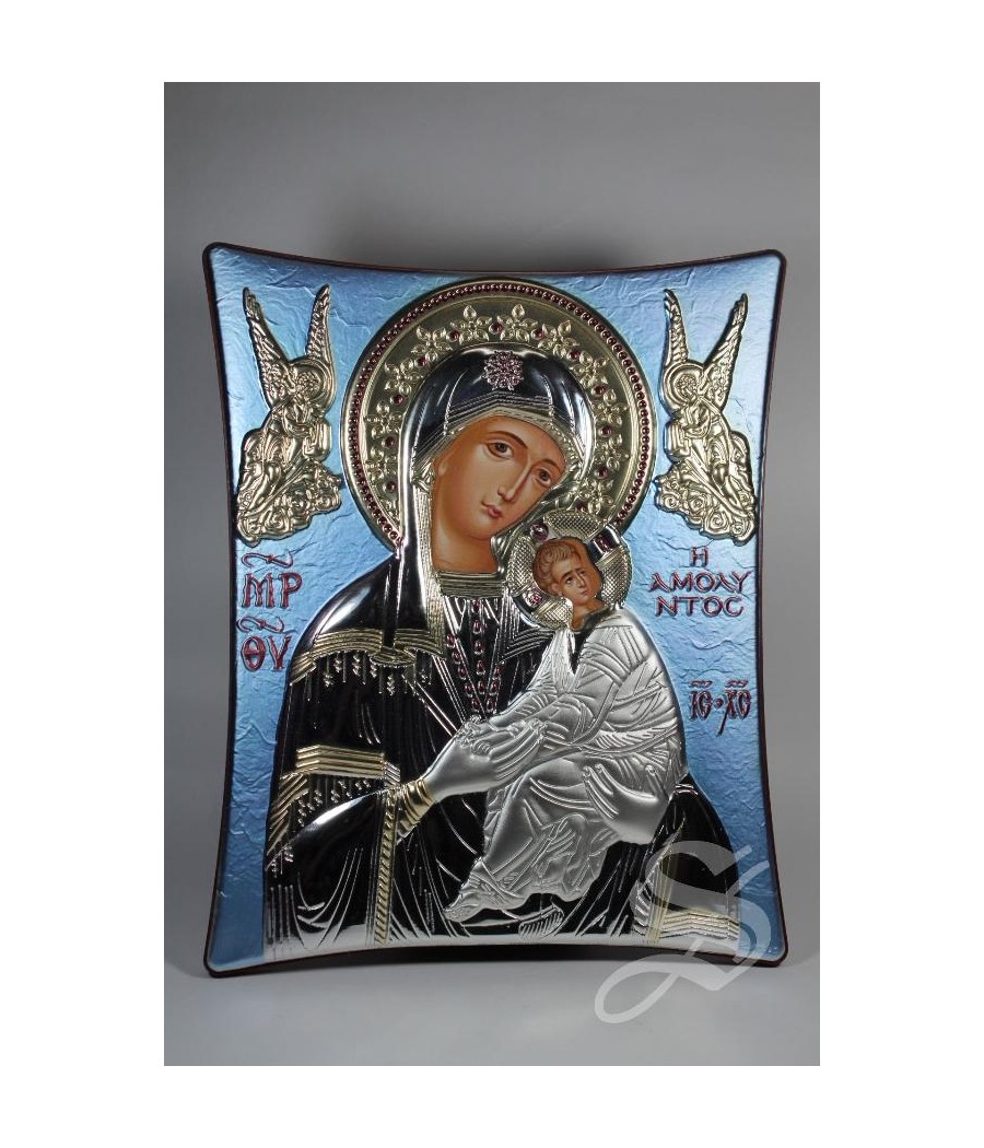 ICONO GRIEGO VIRGEN CON NIÑO 20,6 X 25,5 CM.