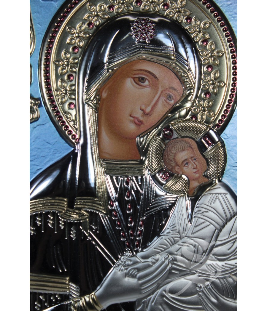 ICONO GRIEGO VIRGEN CON NIÑO 20,6 X 25,5 CM.
