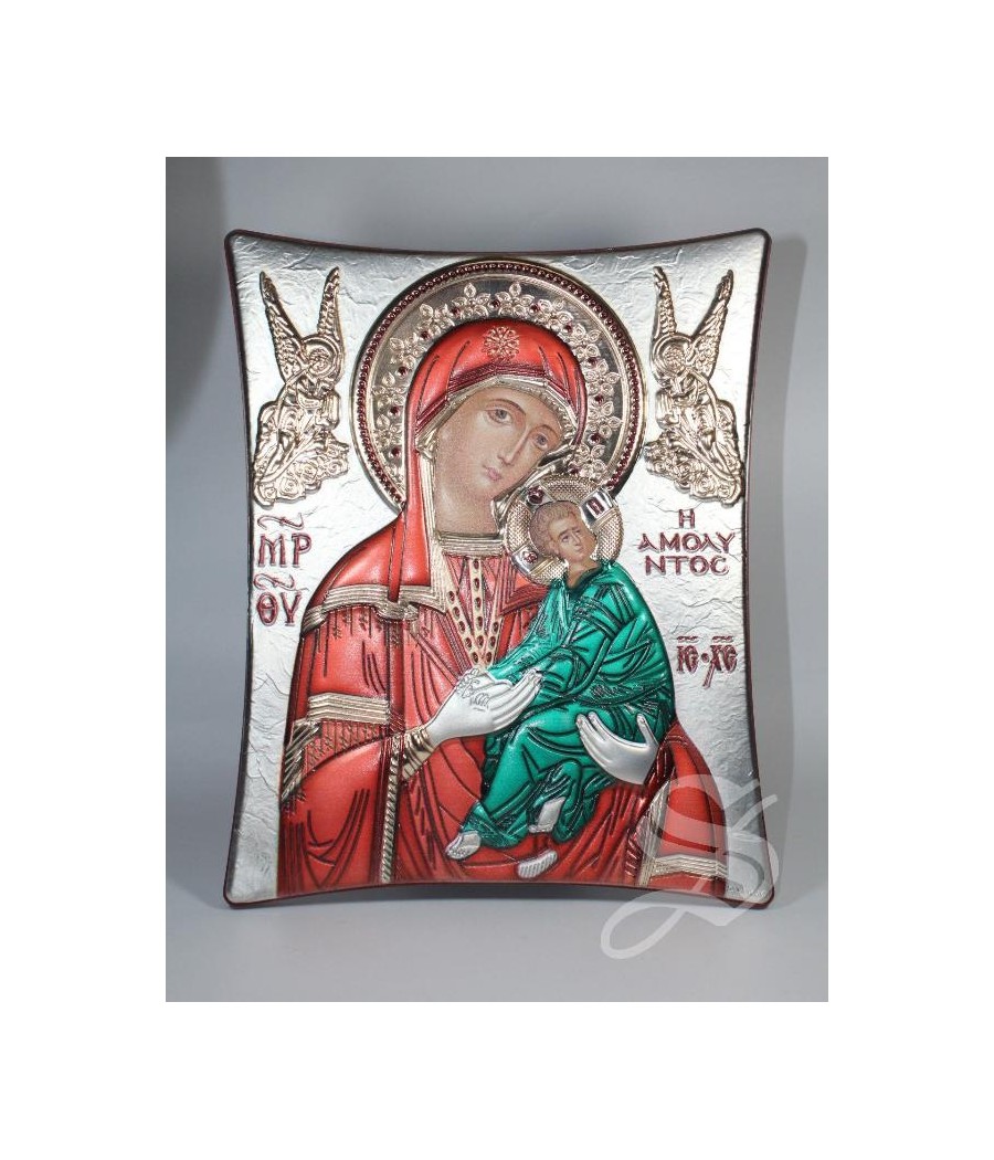 ICONO GRIEGO VIRGEN CON NIÑO 20,6 X 25,5 CM.