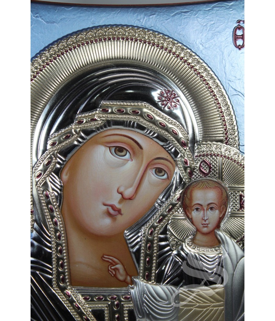 ICONO GRIEGO VIRGEN CON NIÑO 20,6 X 25,5 CM.