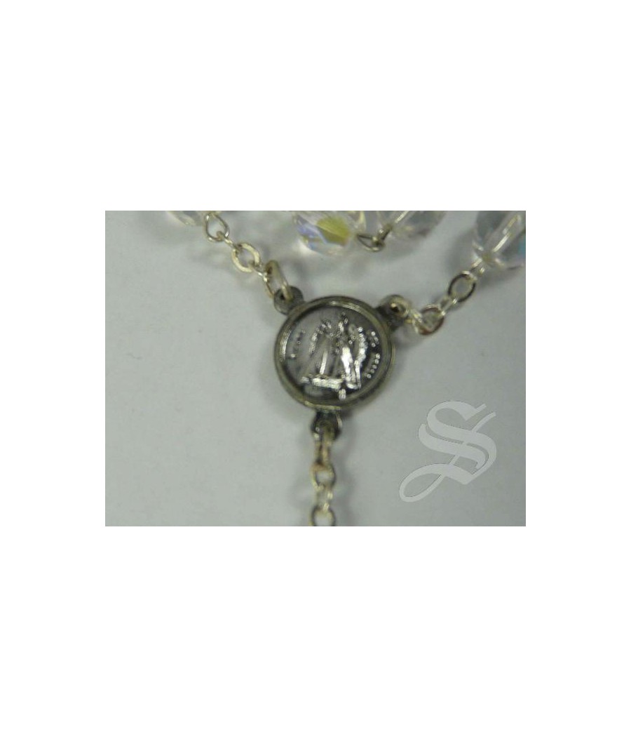 ROSARIO CRISTAL 6MM. TRANSPARENTE V.P