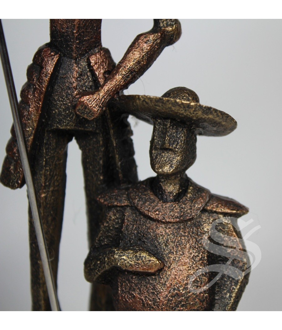 FIGURA QUIJOTE RESINA BRONCE 22 * 8 * 9.5
