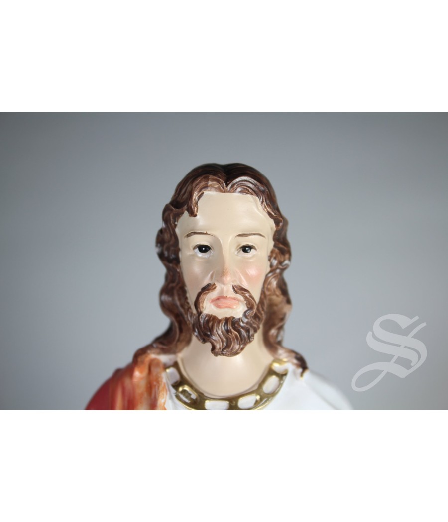CORAZON DE JESUS 30 CM. RESINA