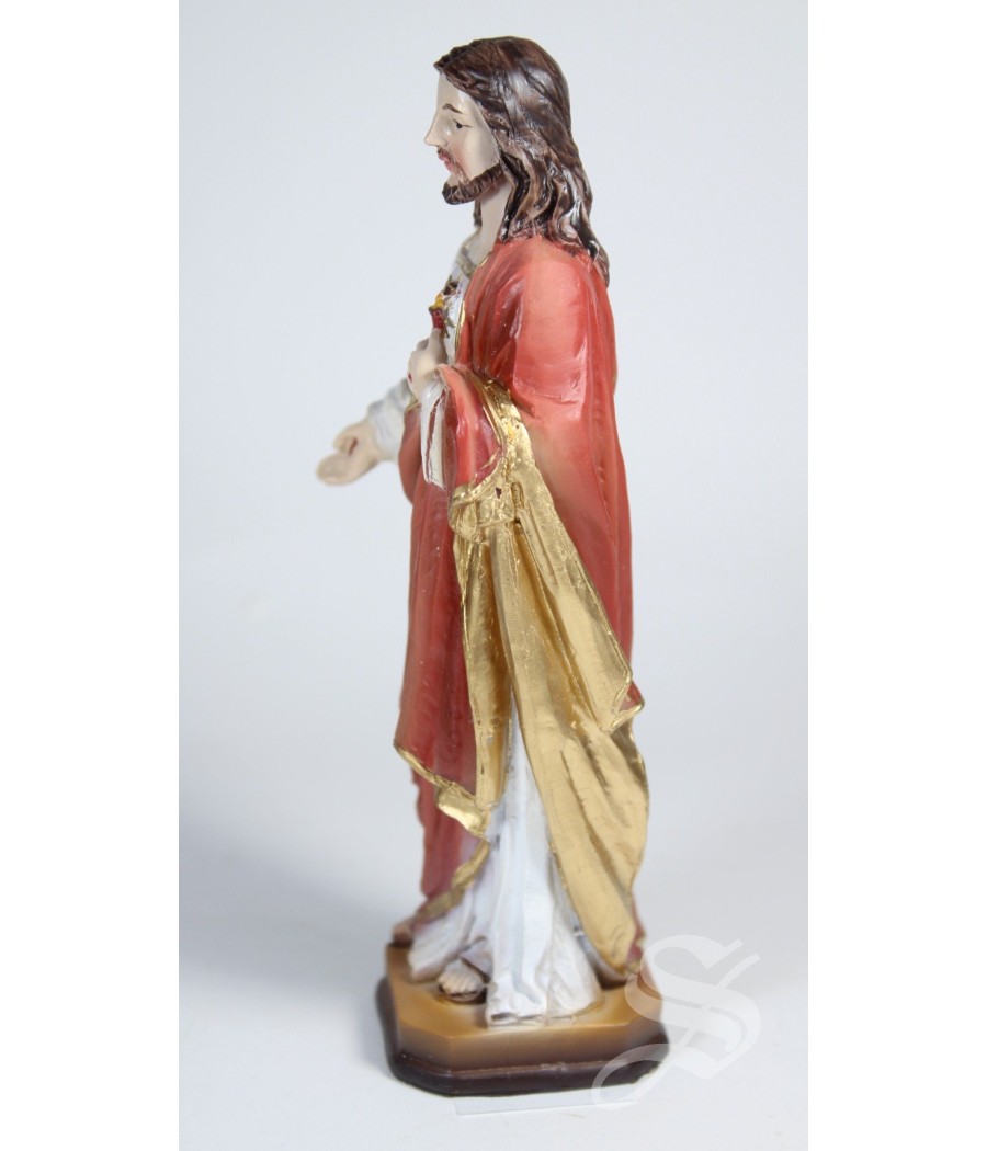CORAZON DE JESUS 12 CM. RESINA