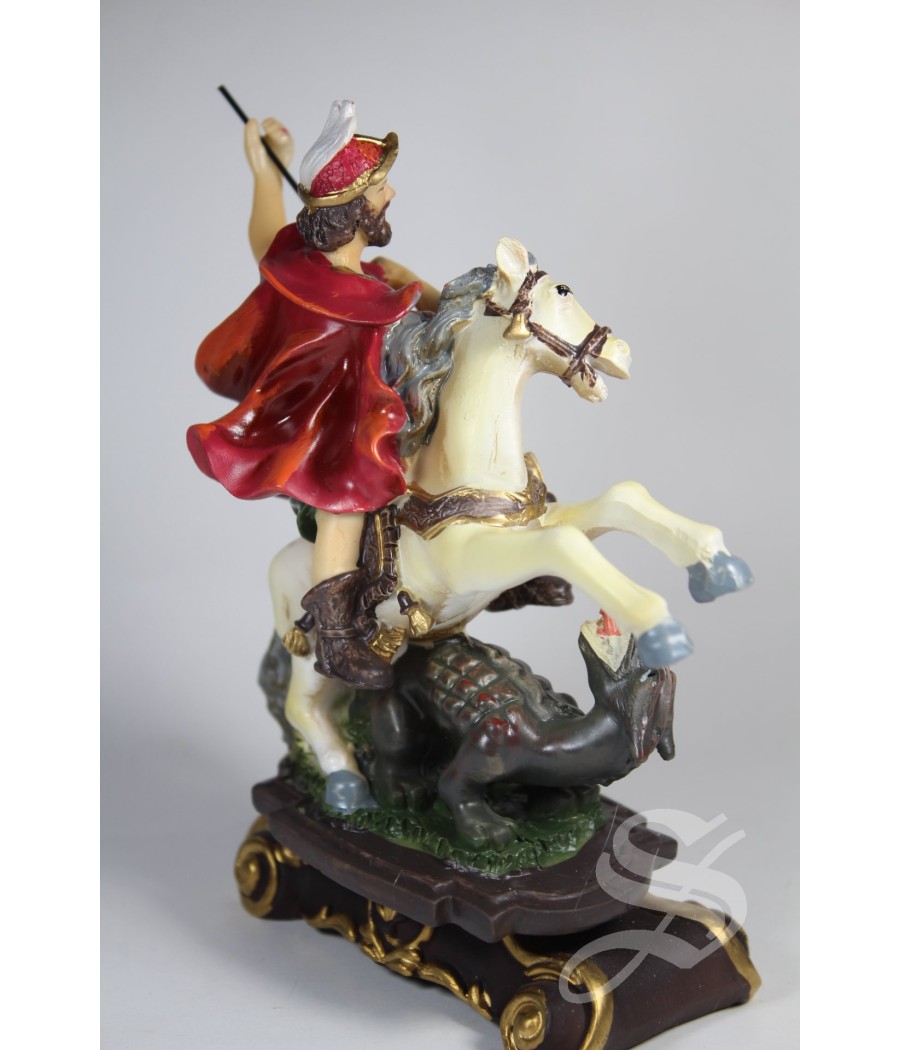 SAN JORGE CON EL DRAGON 14 * 9 CM.