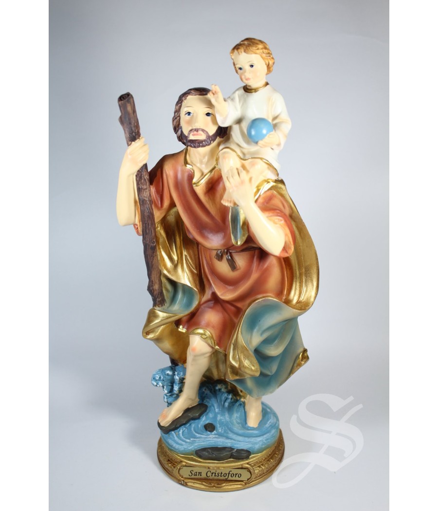 SAN CRISTOBAL 30,8 CM. RESINA