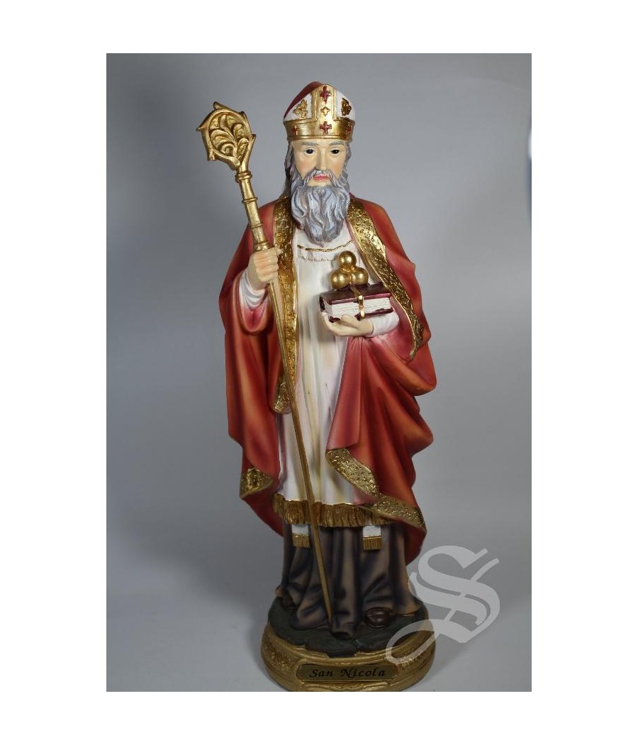 SAN NICOLAS DE BARI 30 CM. RESINA