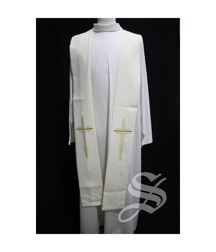 ESTOLA 801 CRUZ DOBLE BLANCA