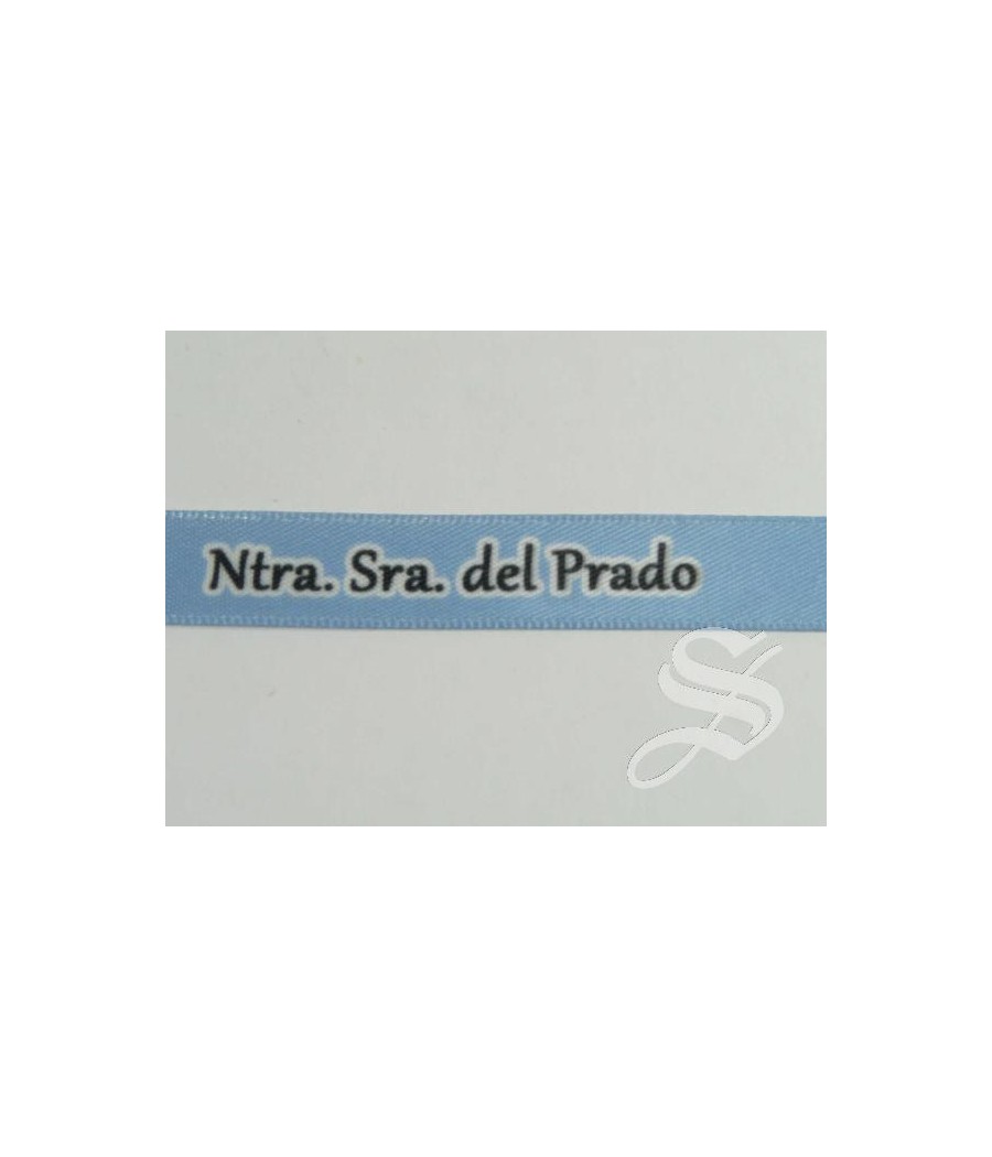 PULSERA TELA VIRGEN DEL PRADO CON LOS OJOS