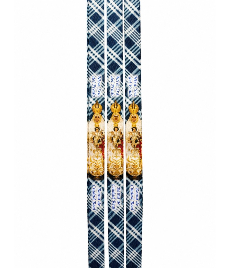 PULSERA TELA VIRGEN DEL PRADO PAÑUELO DE HIERVAS