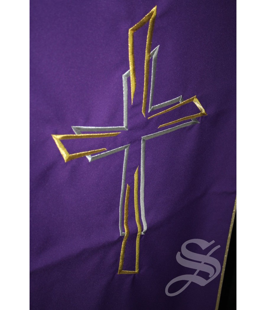 CUBRE AMBOM 822 MORADO CRUZ DOS TONOS