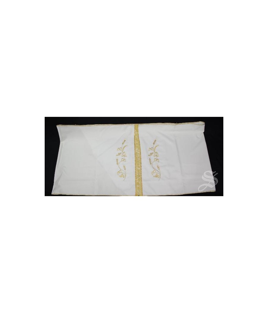 PAÑO HOMBROS BLANCO 100 % POLIESTER MODELO 800 Y 816 ORO