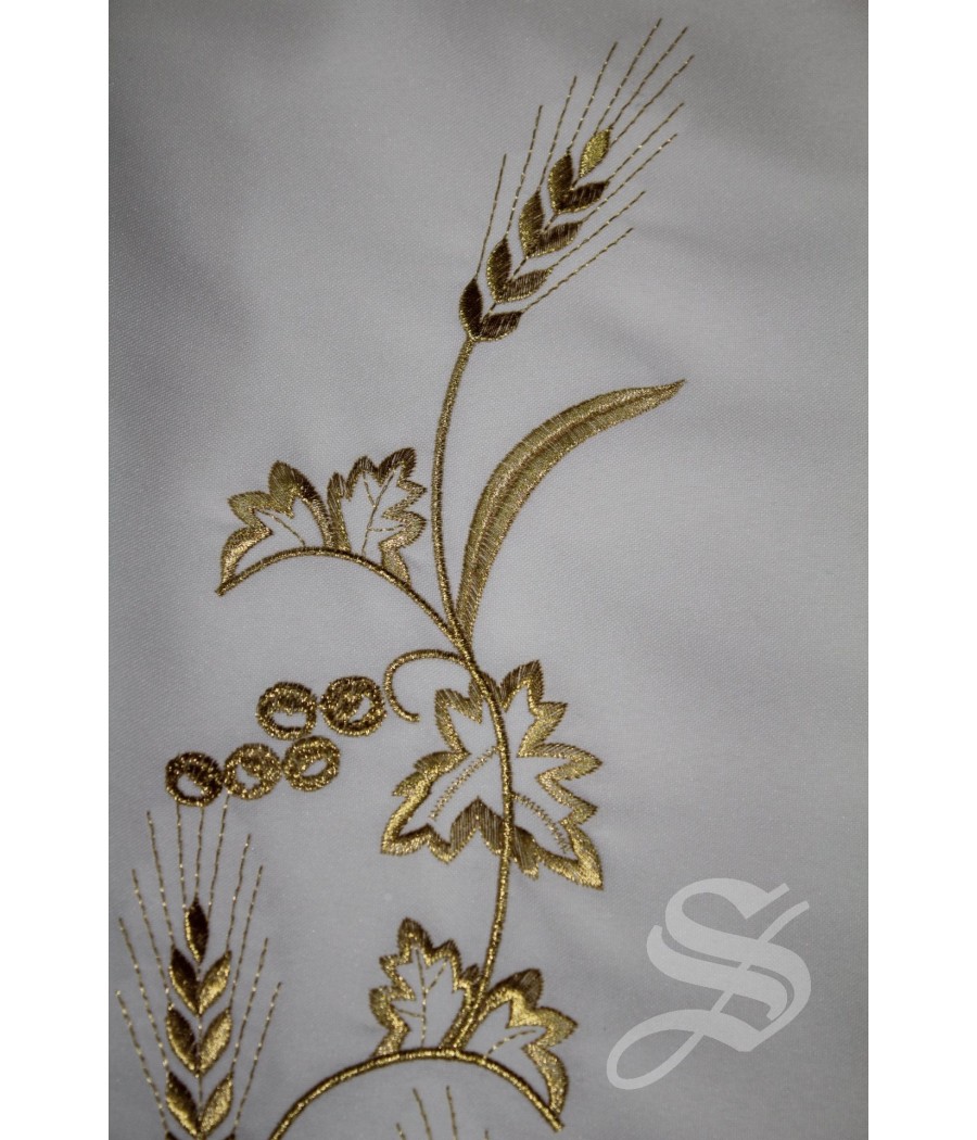PAÑO HOMBROS BLANCO 100 % POLIESTER MODELO 800 Y 816 ORO