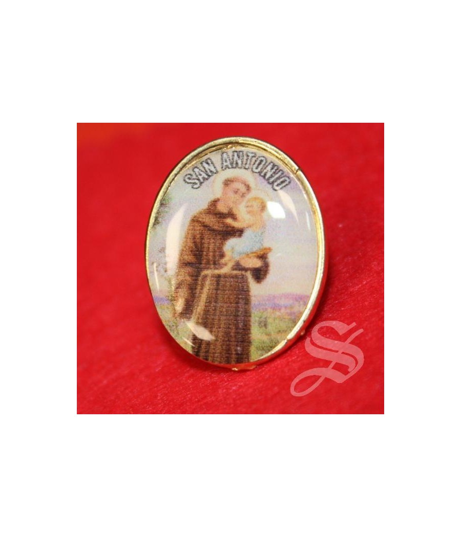 PIN SAN ANTONIO ESCUDO DE HABITO 17 X 22 MM.