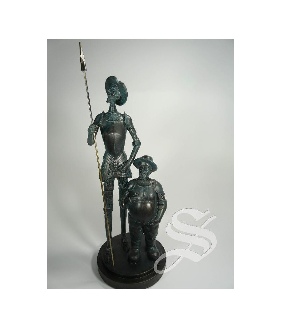 QUIJOTE RESINA 14 X 14 X 40 COLOR COBRIZO
