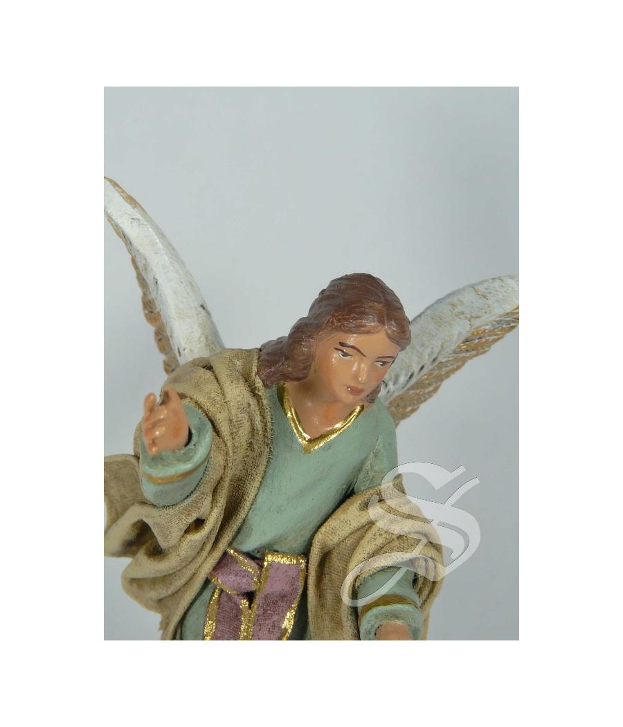 ANGEL PARA NACIMIENTO 12 CM. BARRO CON L