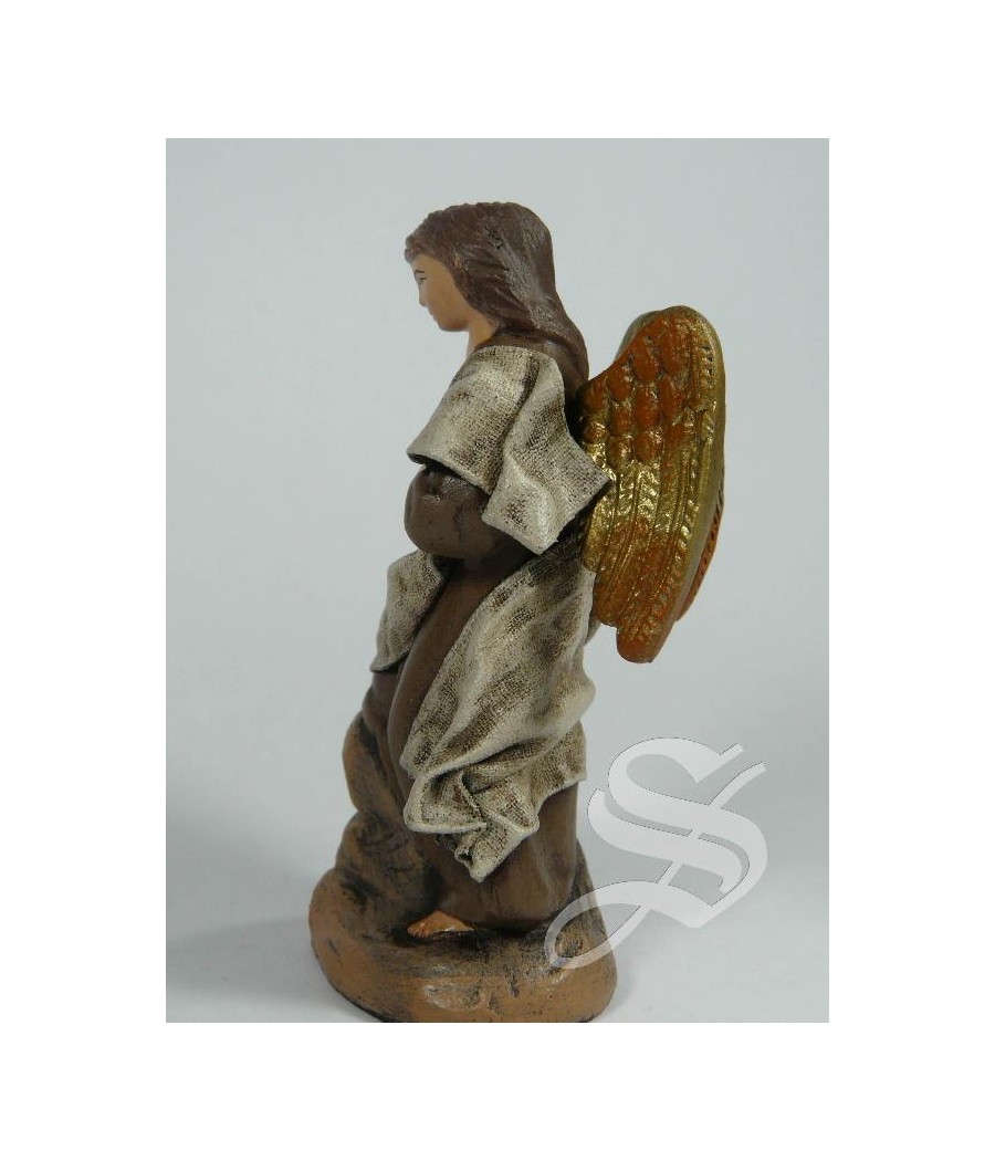 ANGEL PARA NACIMIENTO 12 CM. BARRO CON L