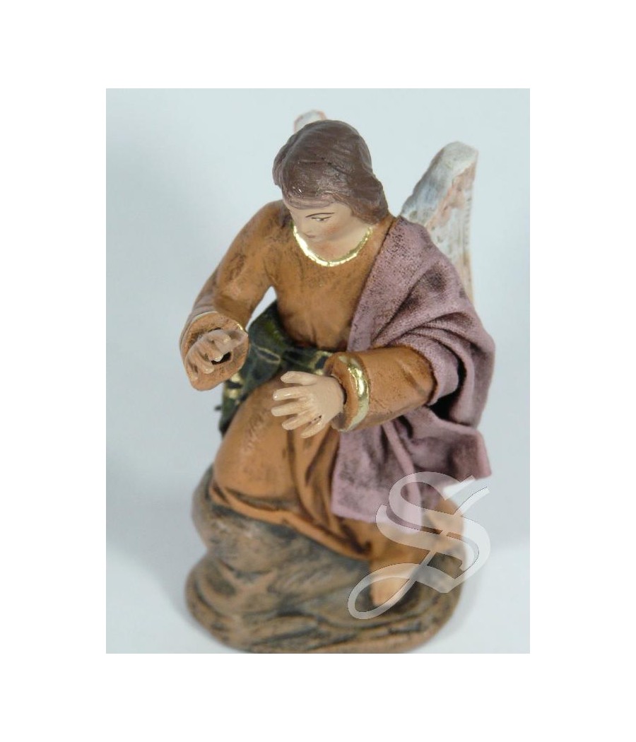 ANGEL PARA NACIMIENTO 12 CM. BARRO CON L