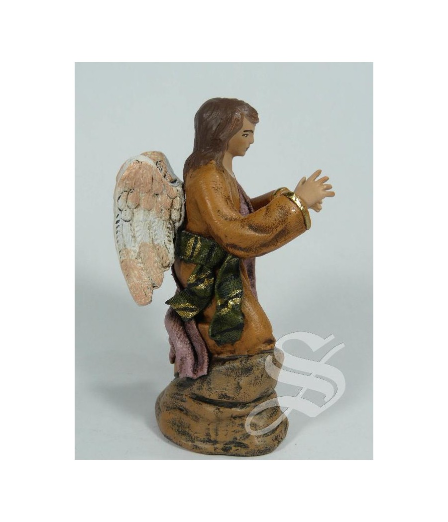ANGEL PARA NACIMIENTO 12 CM. BARRO CON L